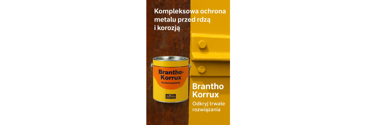 Profesjonalna ochrona przed rdzą z Brantho Korrux – trwałość, na której możesz polegać - Brantho Korrux – Najlepsza ochrona przed rdzą | Afatek.pl