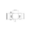 Zestaw obejm zaciskowych do przykrecania A 80mm D1 90mm D2 82,5mm