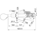 Urzadzenie najazdowe AL-KO -PROFI V- Ges.-Gew. 1600-3000 kg, AE 3000, RB: 1637/2051