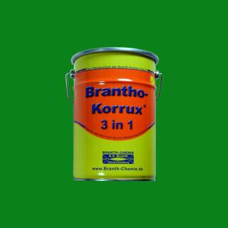 Brantho Korrux "3 w 1" 5 litrów beczkowozielony BK632 = RAL 6037