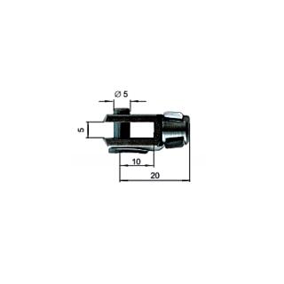 Glowice widelkowe do sprezyn gazowych, sprezyn gazowych (A) M24 / (F) M6 / (C) 8 / (E) 6