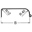 Profil blotnika jednej osi 12/40 B200 R375 L1210 S750 H390