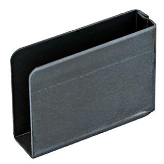 Zamknieta kieszen koncowa, stal wys. 110 x szer. 80 x 26 mm wewnatrz