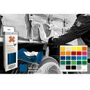 Samoprzylepny tynk plandekowy 0,20 x 0,30 m niebieski RAL 5002