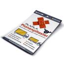 Samoprzylepna lata plandekowa 0,20 x 0,30 m zielony RAL 6026