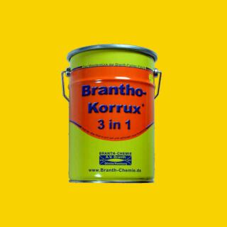 Brantho Korrux "3 w 1" 5 litrów zólty drogowy RAL 1023