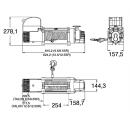 Wciagarka linowa z silnikiem DC typu Talon Rope & Hook 12 V