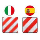 Aluminiowy znak ostrzegawczy przed wystajacymi ladunkami...