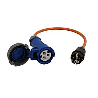 Kabel adaptera ze zlaczem CEE Bajo. / Wtyk Schuko 15000 mm