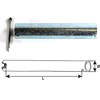 Rura osi Ø 30 x L 90 mm