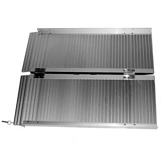 Skladane rampy zaladunkowe dla wózków inwalidzkich 200 kg 910 x 740 mm
