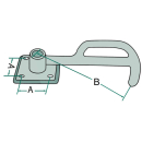 Zamek wahadlowy lewy rozmiar 3