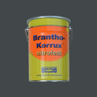 Brantho Korrux "nitrofest" 5 litrowy pojemnik ciemnoszary / zelaznoszary RAL 7011