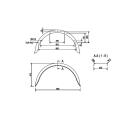 De Haan - Blotnik do modeli jednoosiowych HR 2480, H 2413/12, W 240 / S 800 mm