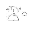 De Haan - blotnik do modeli jednoosiowych HR 2680, H 2613/12, W 260 / S 800 mm
