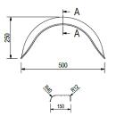 De Haan - blotnik do modeli jednoosiowych HR 1850, H 1808/12, W 180 / S 500 mm