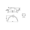 De Haan - blotnik do modeli jednoosiowych HR 1880, H 1813/12, W 180 / S 800 mm