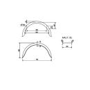 De Haan - blotnik do modeli jednoosiowych HR 2475, H 2412/12, W 240 / S 750 mm