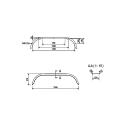 De Haan blotnik os tandemowa THRD 22155, D 2220/12, B 220 / S 1550 mm